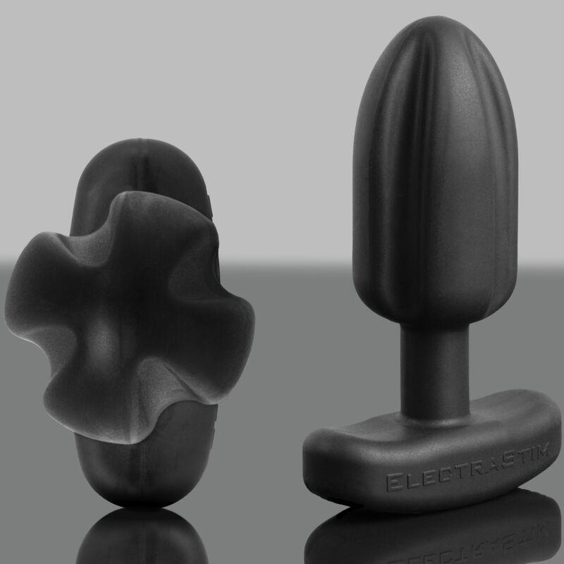 Electrastim - Tartarus Anal Plug Quadripolar Silicone Black