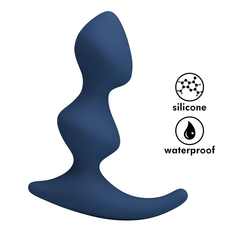 Mr play - ergonomic blue anal plug