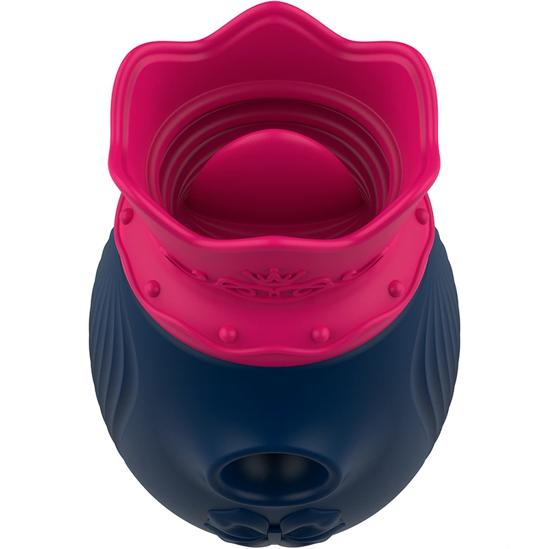 Intense - clitoris stimulator 10 suction and licking modes - blue 2