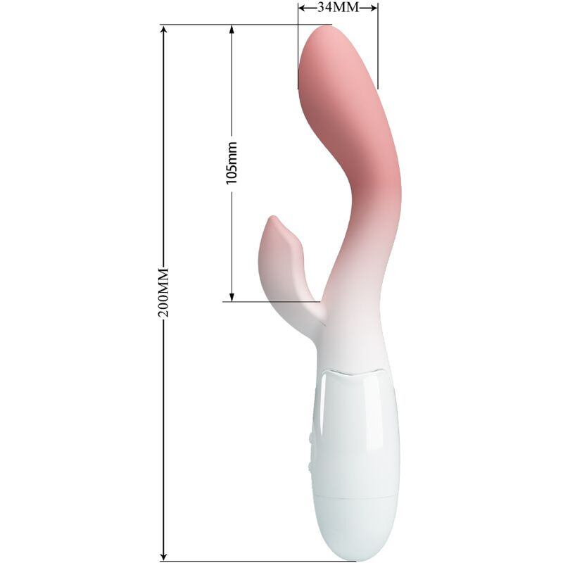 Pretty love - brighty g-spot vibrator + clitoris stimulator 30 vibrations pink 3