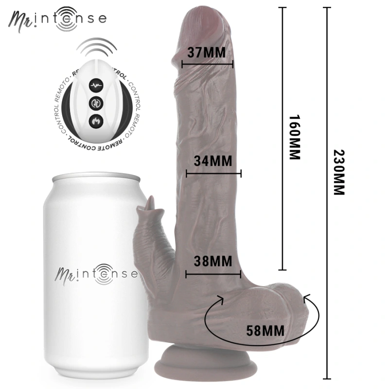 Mr intense - morgan realistic penis remote control 23 cm -o- 3.5 cm 1