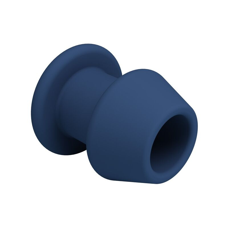 Mr play - jack blue silicone hollow anal plug size s 5