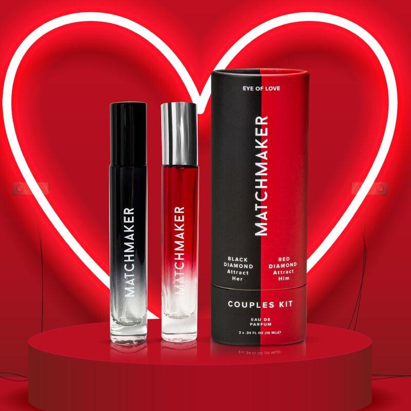 Eye of love - matchmaker pheromone 2pc set couples kit attract her & him 20 ml