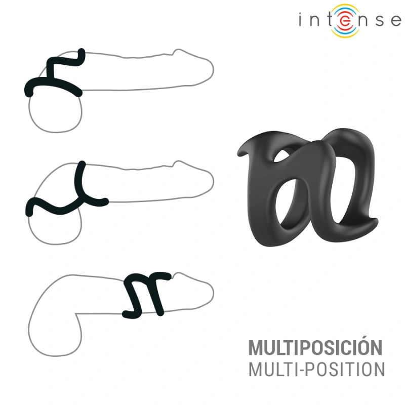 Intense - nikolaj adjustable penis ring model 8 2