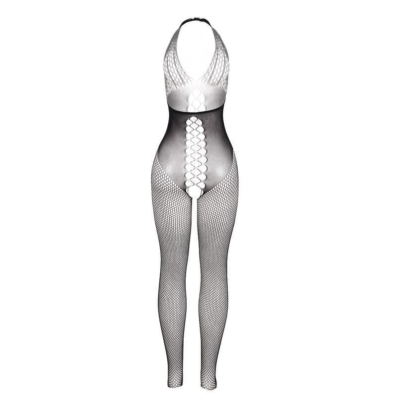 Subblime - 951832 bodystocking with open back and cross details black one size 3