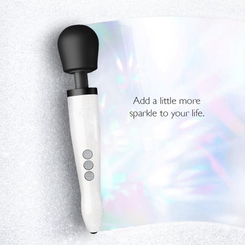 Doxy - Die Cast R Rechargeable Wand Massager Stardust White