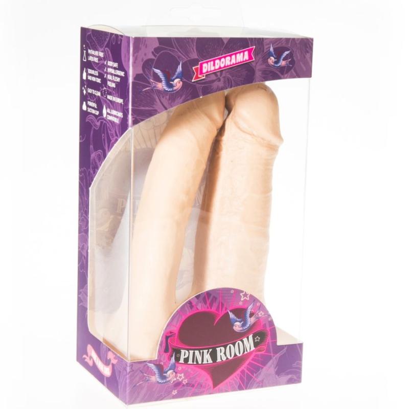 Pink Room Arthus Realistic Double Dildo Flesh 17cm/15.5cm 1