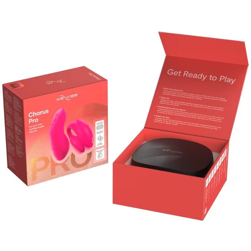We-vibe - chorus pro premium couples vibrator electric pink 15