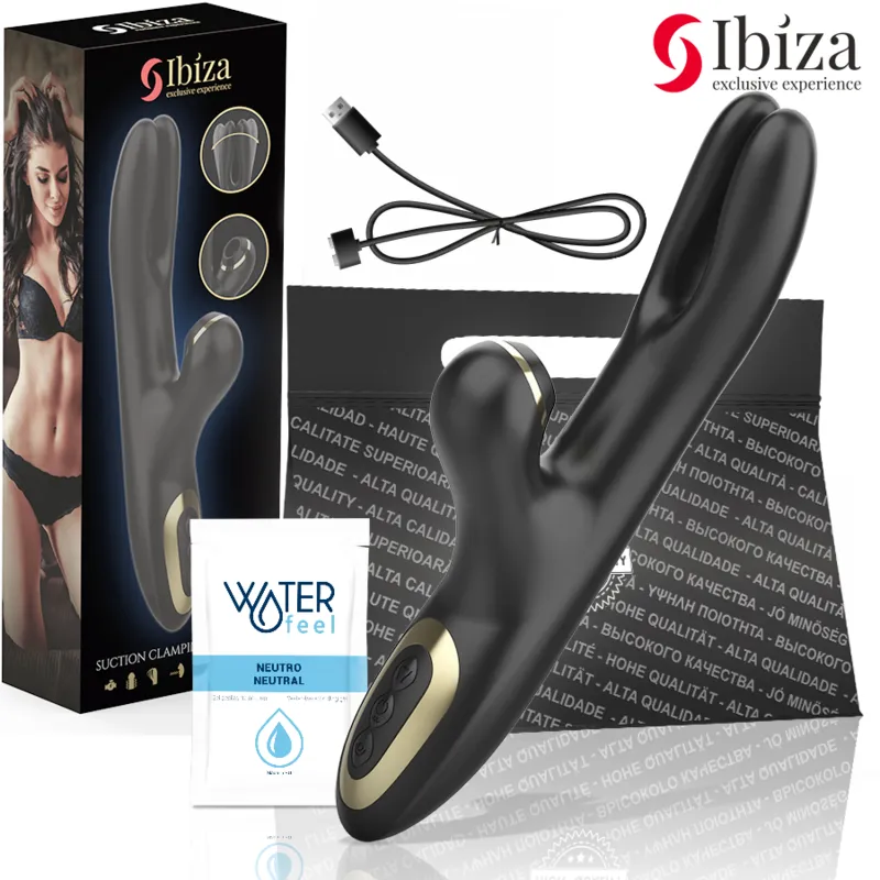 Ibiza - double vibrator clamping black 1