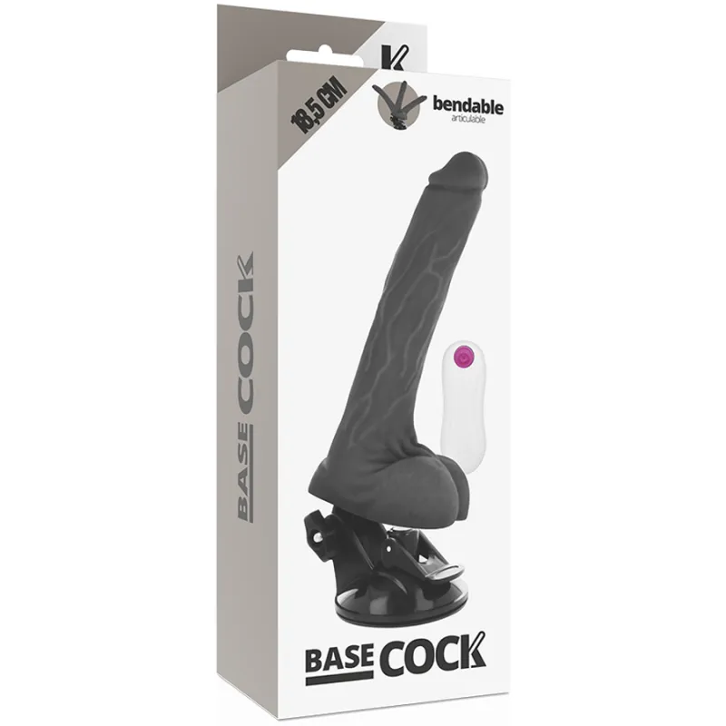 Basecock Bendable Remote Control Black 18.5cm - Vibrátor