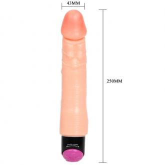 Vibrador Realistico Flexible 25 Cm