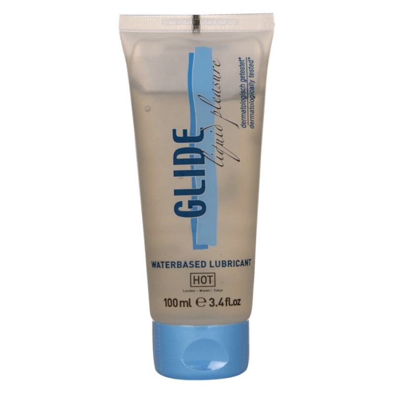 Hot - glide liquid pleasure waterbased lubricant 100 ml