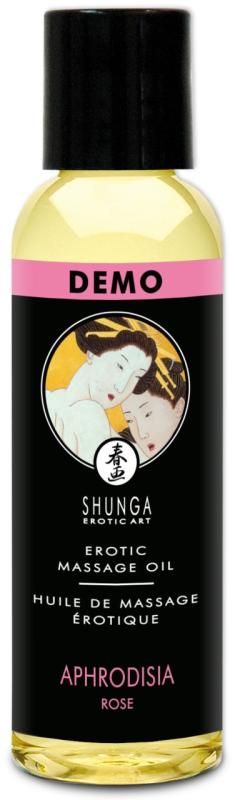 Shunga Massage Oil Aphrodisia Rose Petals (Lupene Ruží) 60ml - Masážny Olej