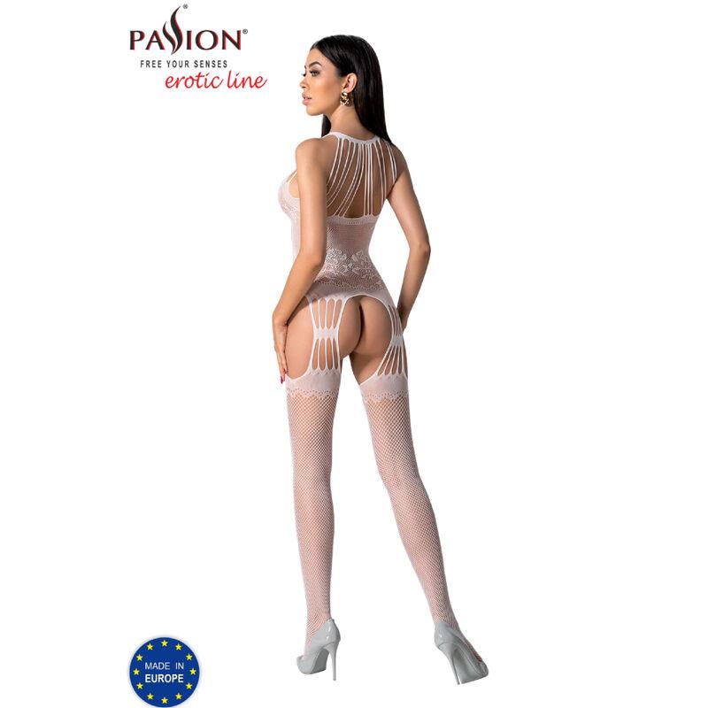 Passion - Bs095 Bodystocking White One Size