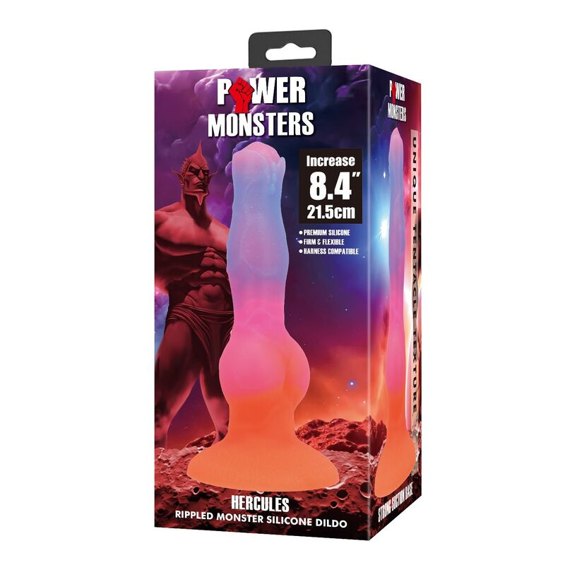 Power monsters - hercules fantasy silicone dildo 21.5 cm Ø 5 cm 1