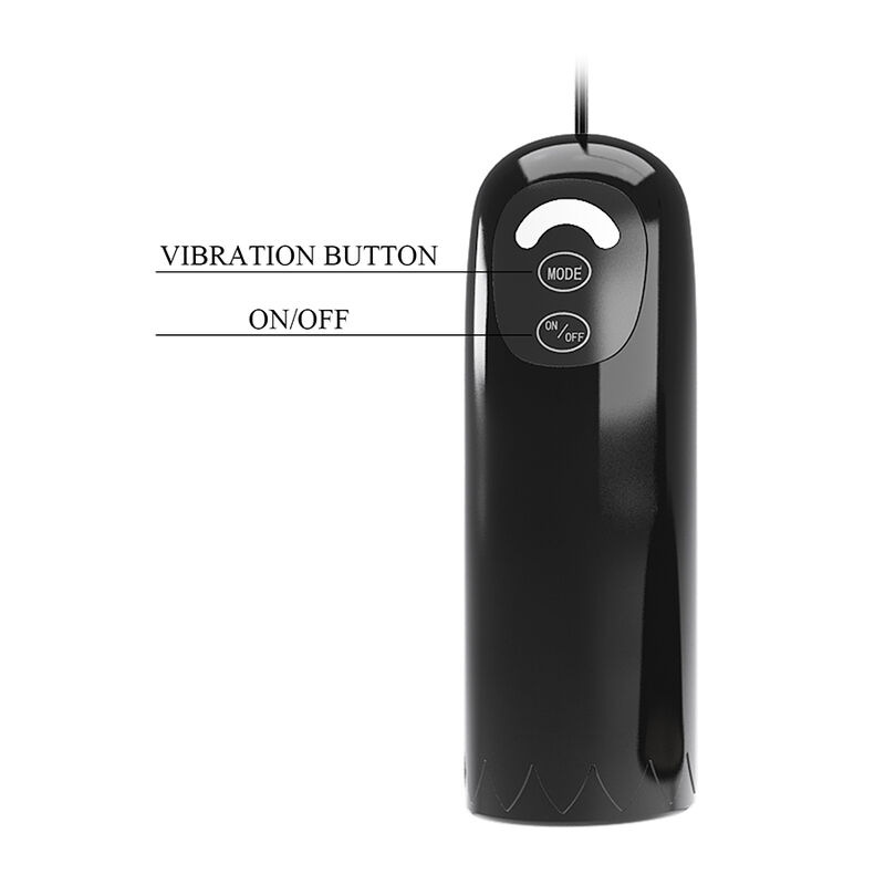 Pretty love - rotating nipple suction stimulator black 5