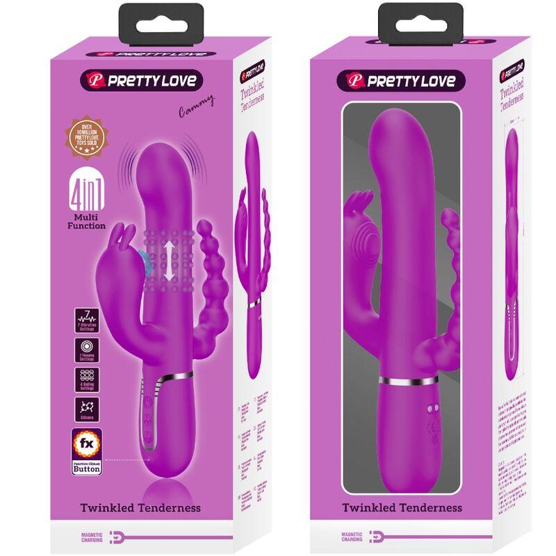 Pretty love - cammy triple vibrator multifunction 4 in 1 pink 9