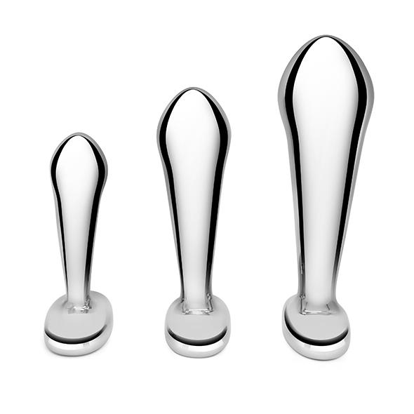 B-Vibe - Stainless Steel P-Spot Training Set 12