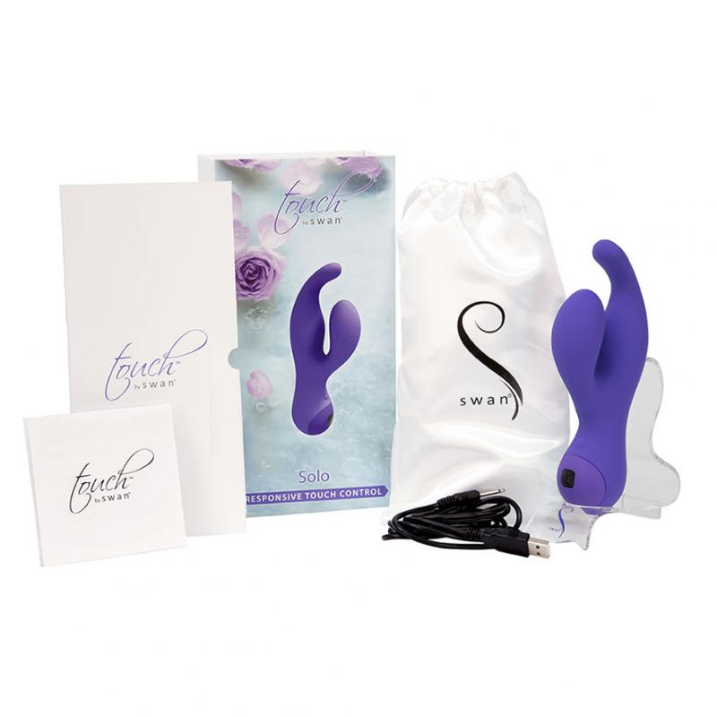 Swan - Solo Rabbit Vibrator Purple