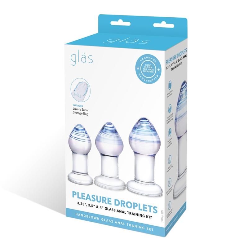 Glas - Pleasure Droplets Anal Training Kit 3 Pcs 2