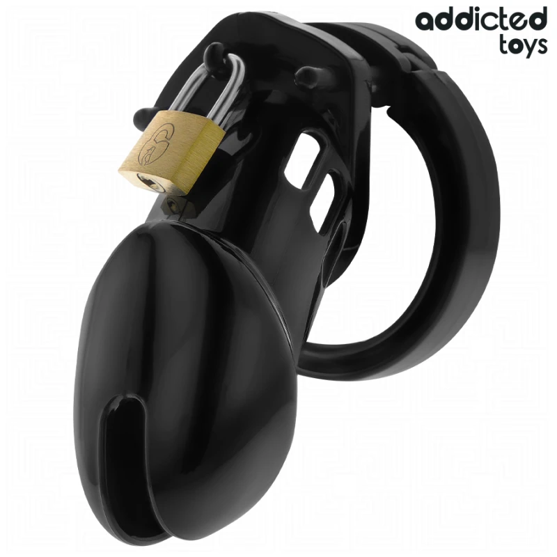 Addicted toys locked - obsidian hold penis cage size m 1
