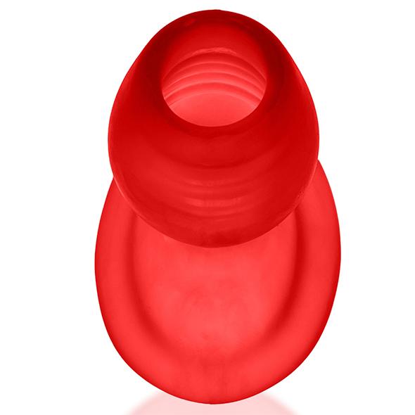 Oxballs - Glowhole-2 Hollow Buttplug With Led Insert Red Morph Large 9