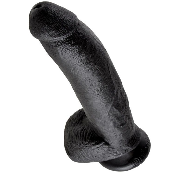 King cock - dildo black with balls 22.9 cm 1