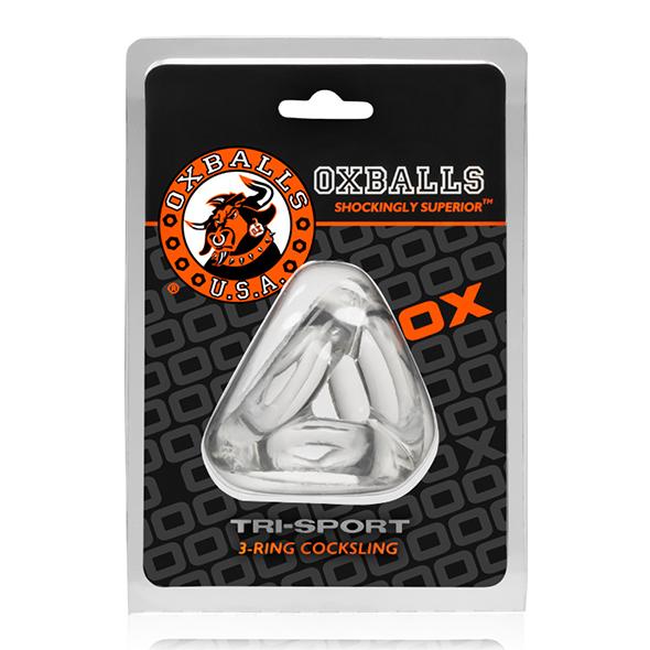 Oxballs - Tri-Sport Cocksling Clear 5