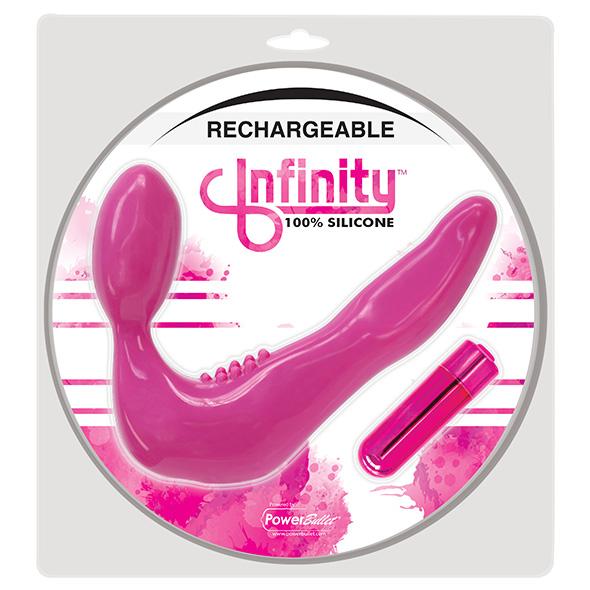 Powerbullet - Infinity Strapless Strap-On Pink 3