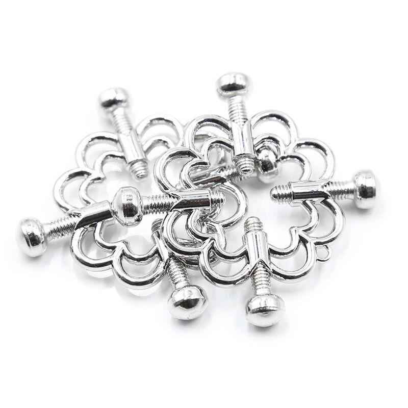 Ohmama Metallic Nipple Clamps Flower 3