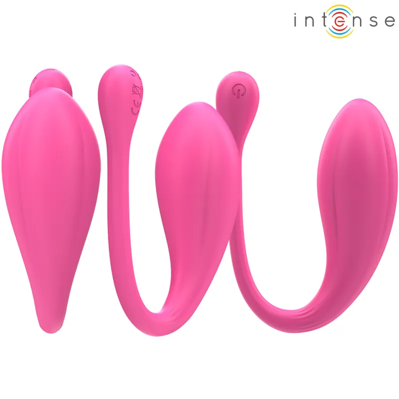 Intense - janice u vibrator double stimulation 10 vibrations pink remote control 1