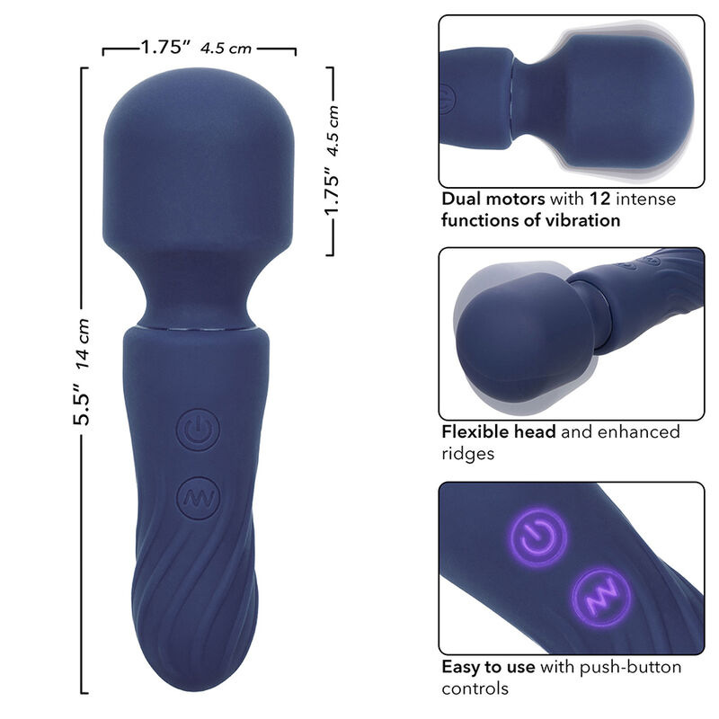 Calexotics - charisma charm massager 12 functions purple 5
