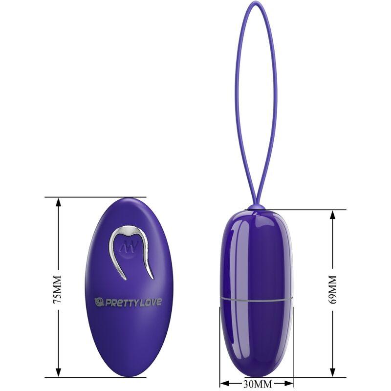Pretty Love - Selkie Youth Mini Vibrating Egg Violet Remote Control 4