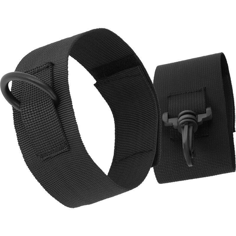Darkness Beginners Nylon  Ankle  Cuffs  Black - Putá na nohy
