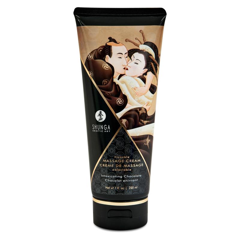 Shunga - Kissable Massage Cream Chocolate 200 ml 1