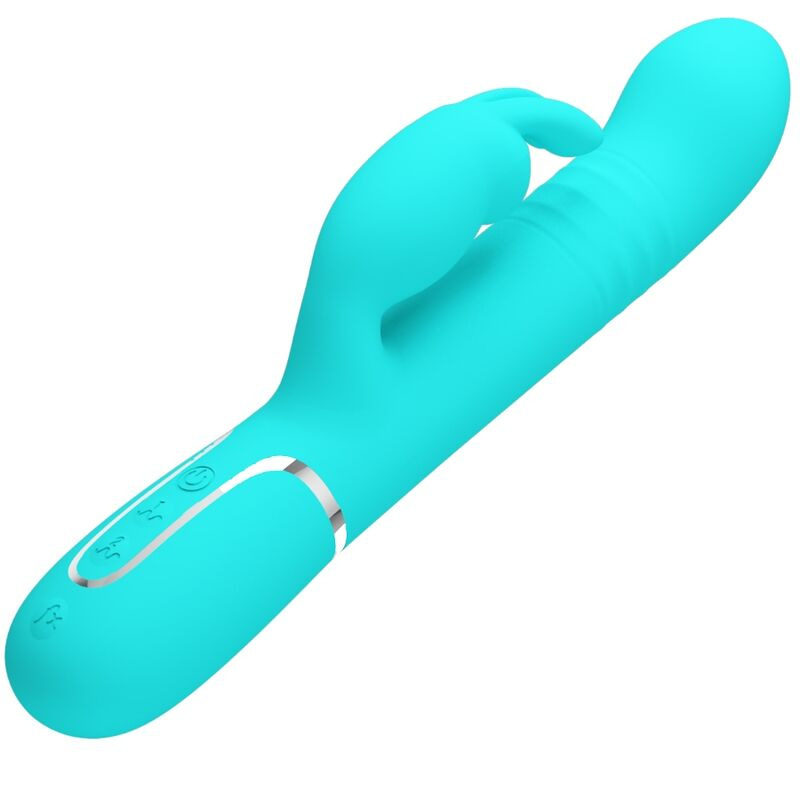 Pretty love - coale rabbit vibrator pearls aqua green 3