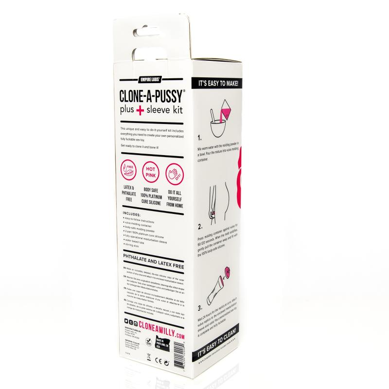 Clone A Willy - Clone-A-Pussy Kit Plus Sleeve Pink 8