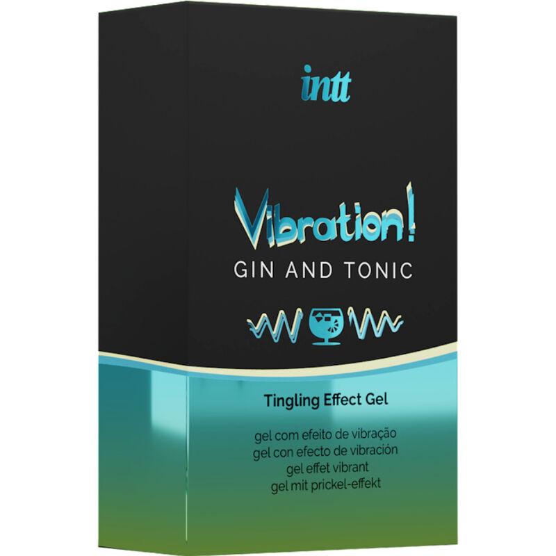 Intt - Powerful Intimate Stimulant Liquid Vibrating Gel Gin & Tonic 15ml