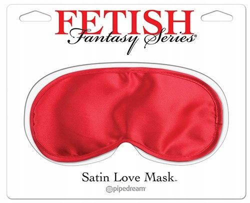 Fetish Fantasy Satin Love Mask Red - Zatemňujúca Maska