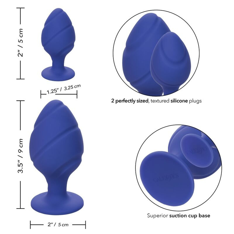 Calexotics - cheeky buttplug purple 8