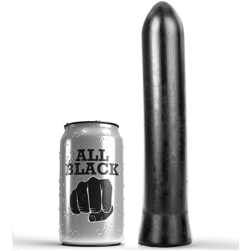 All black - dildo 22 cm