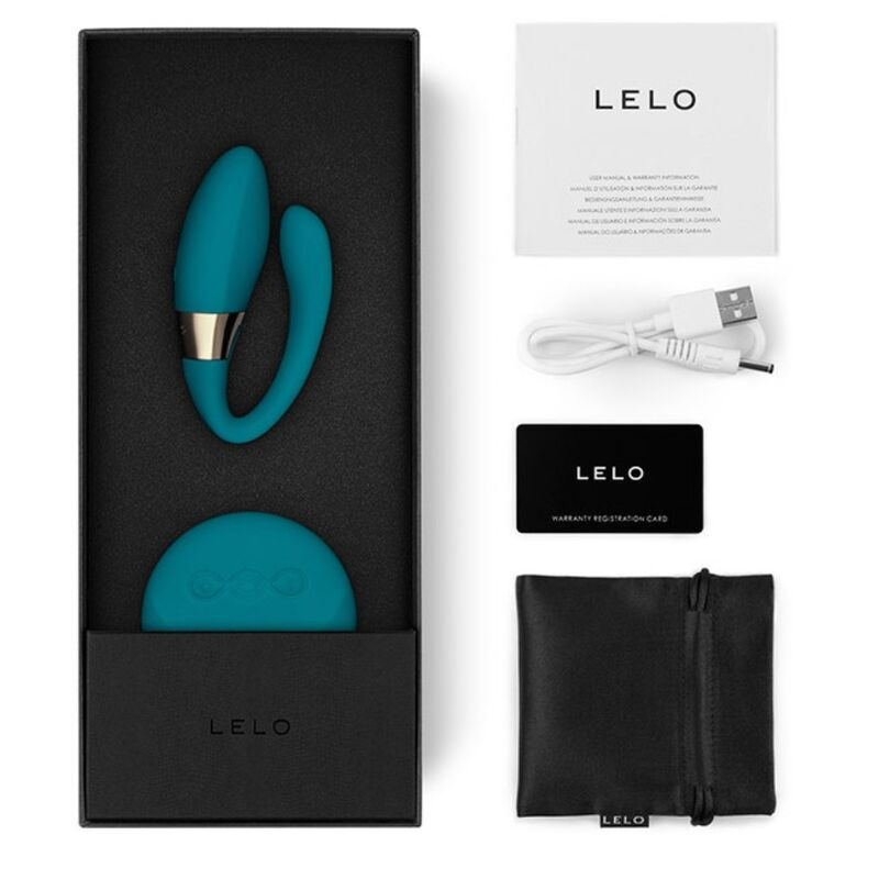 Lelo - tiani duo blue couples massager 3