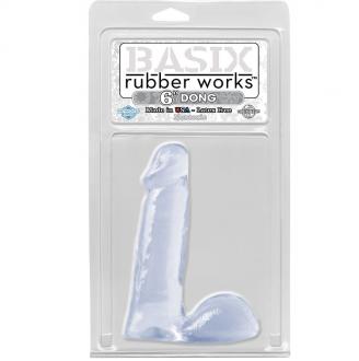 Basix Rubber Works 15 Cm Dong Clear