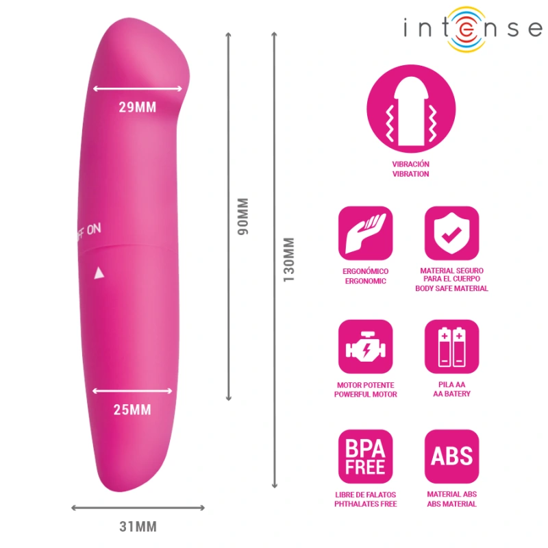 Intense - phil g-spot vibrator pink 13 cm 2