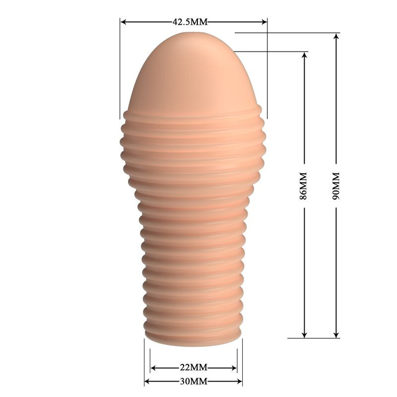 Pretty love - hottt penis sleeve get your penis thicker natural color 7