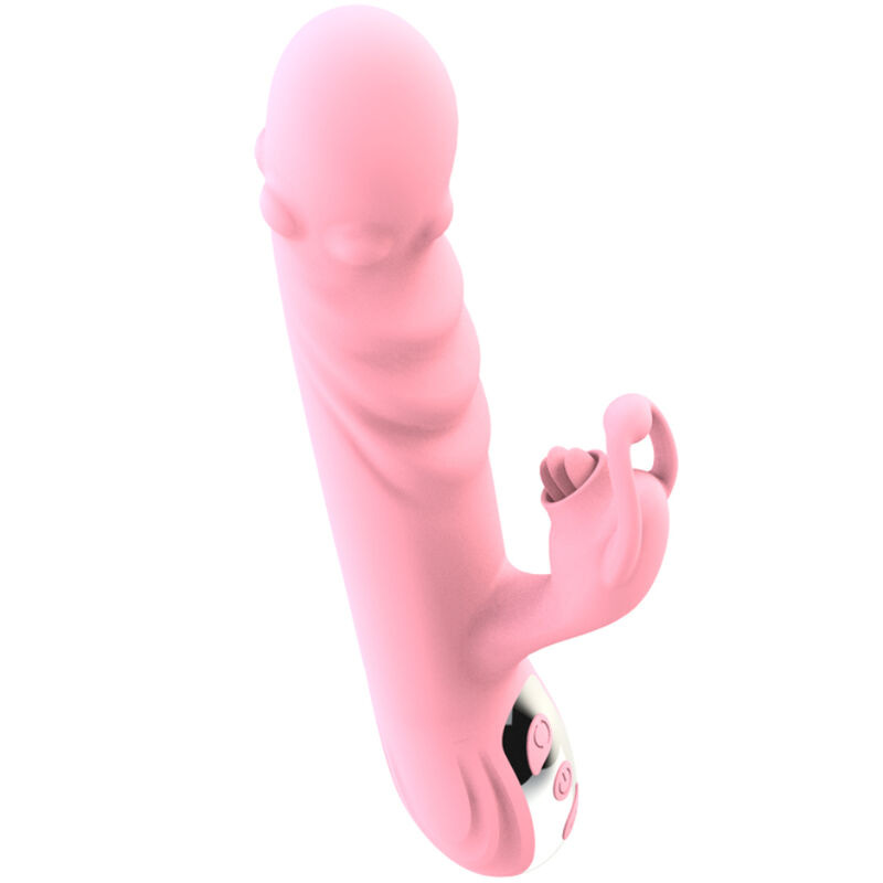 Armony - fully tongue vibrator with stimulating tongue pink heat effect