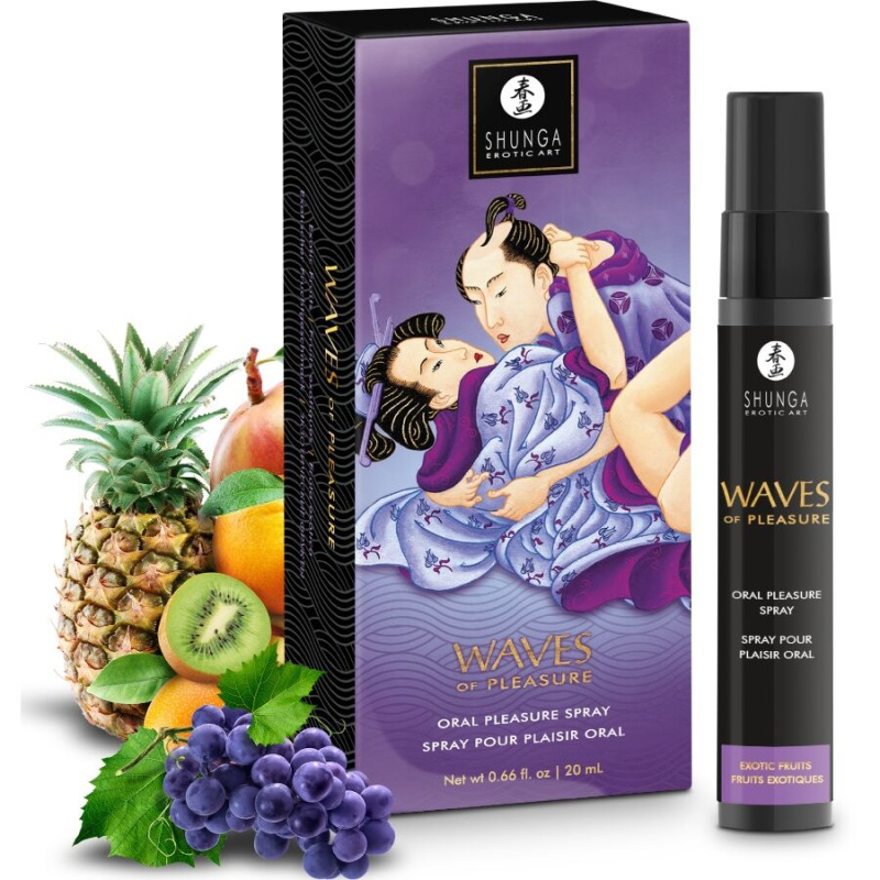 Shunga - waves pleasure spray oral seductive exotic fruits 20 ml