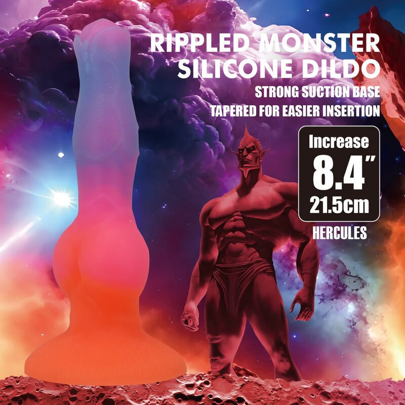 Power monsters - hercules fantasy silicone dildo 21.5 cm Ø 5 cm 6