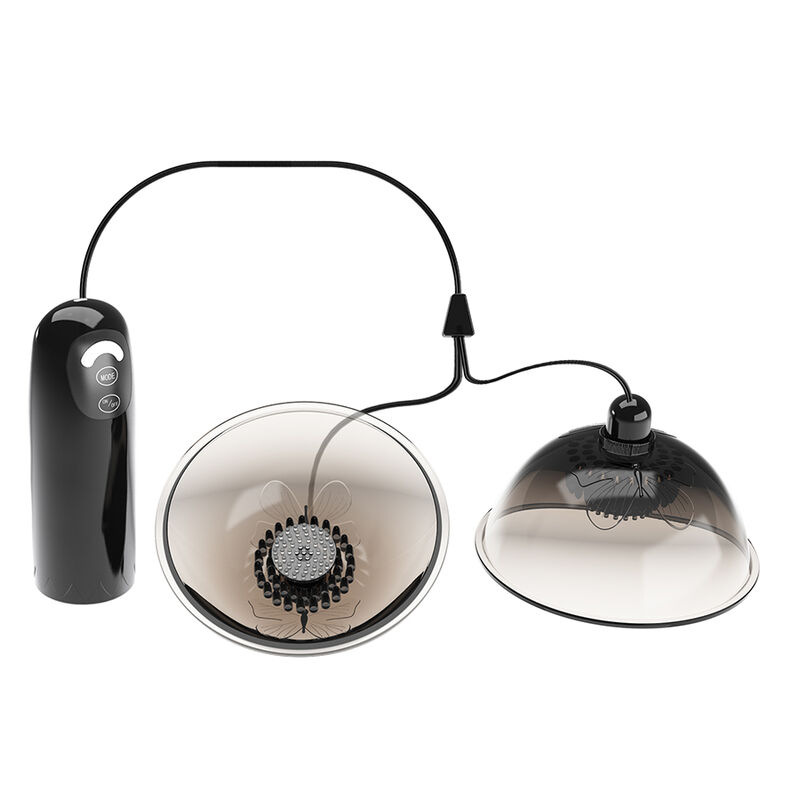 Pretty love - rotating nipple suction stimulator black 3