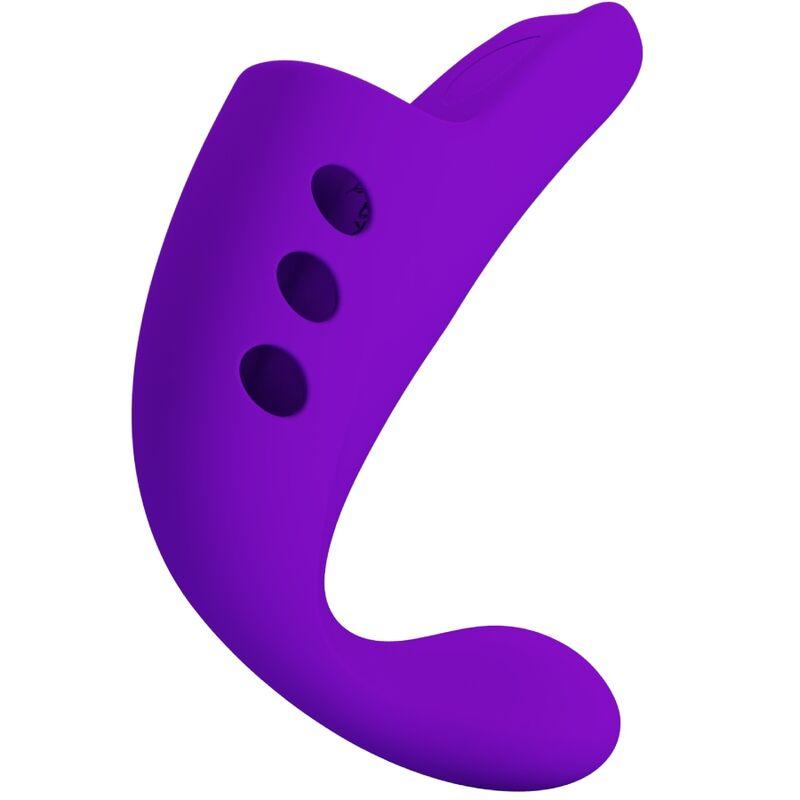 Pretty Love - Gorgon Purple Rechargeable Finger Vibrator